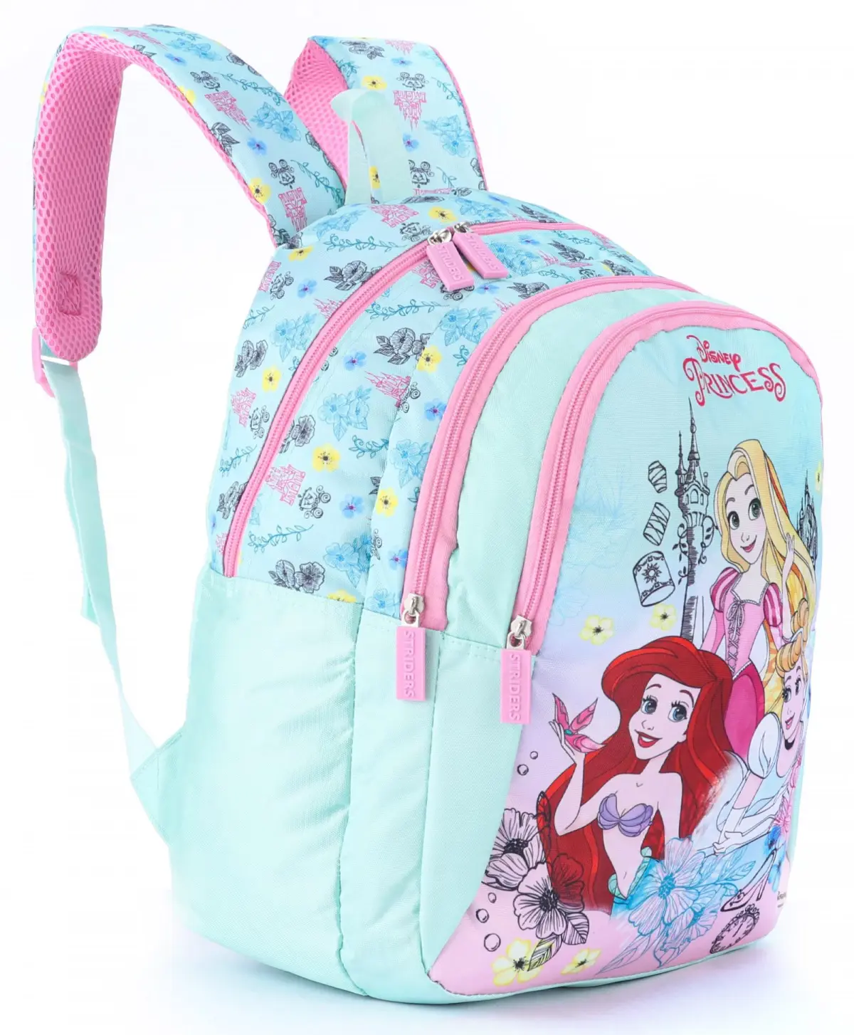 Striders 14 inches Princess School Bag Royal Elegance in Every Step for Little Royalty Multicolor For Kids Ages 3Y+