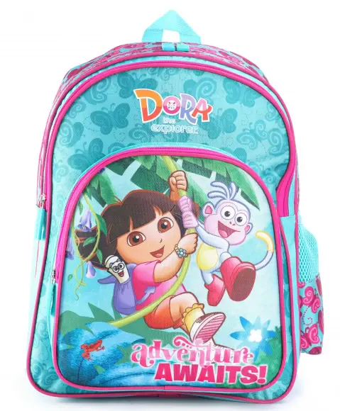 Striders 14 inches Dora the Explorer-Inspired School Bag for Young Adventurers Multicolour, 3Y+