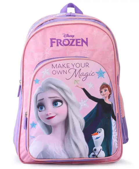 Striders 14 inches Frozen-Inspired School Bag for Winter Wonderland Adventures Multicolor For Kids Ages 3Y+