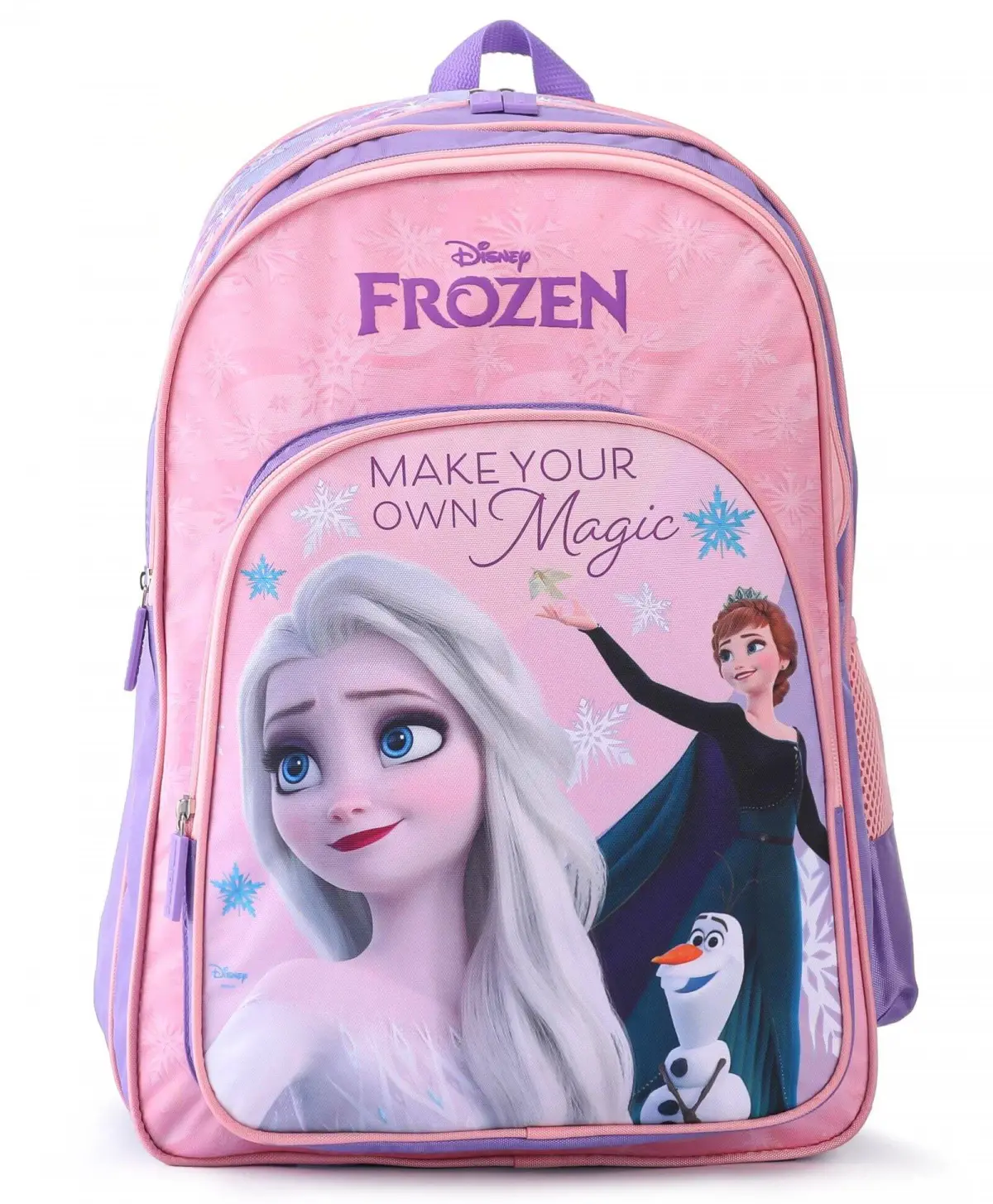 Striders 16 inches Frozen-Inspired School Bag for Winter Wonderland Adventures Multicolor For Kids Ages 6Y+