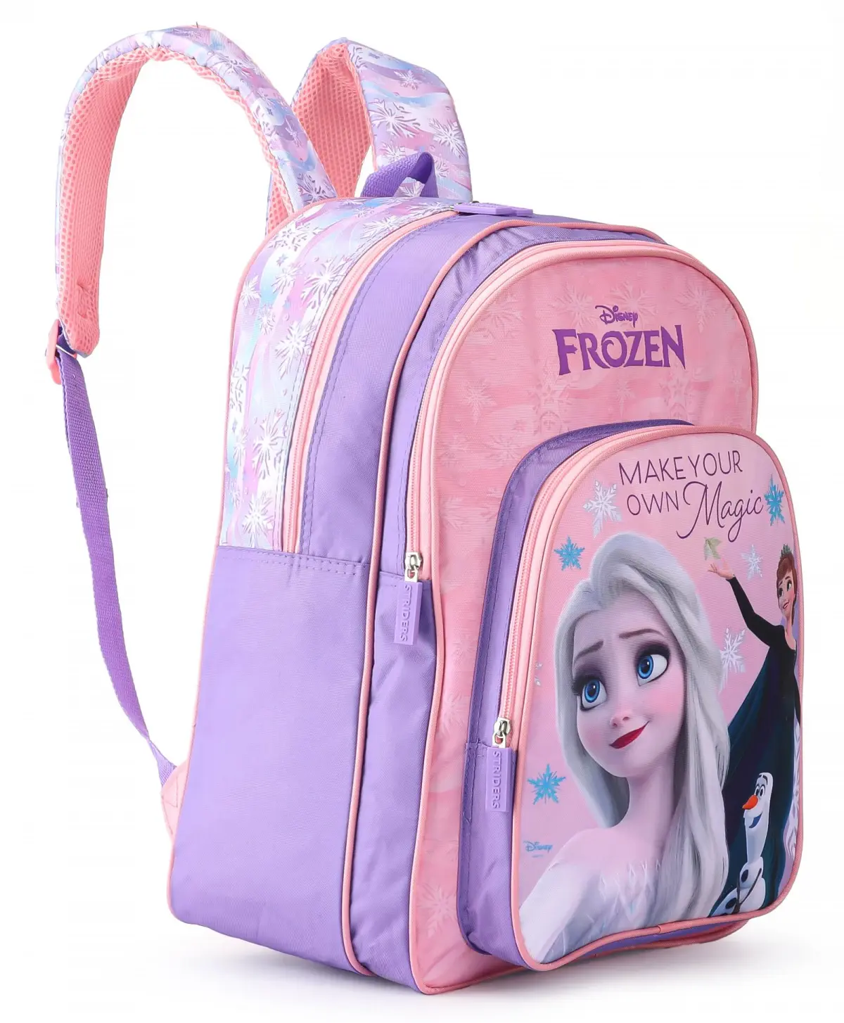 Striders 18 inches Frozen-Inspired School Bag for Winter Wonderland Adventures Multicolor For Kids Ages 8Y+