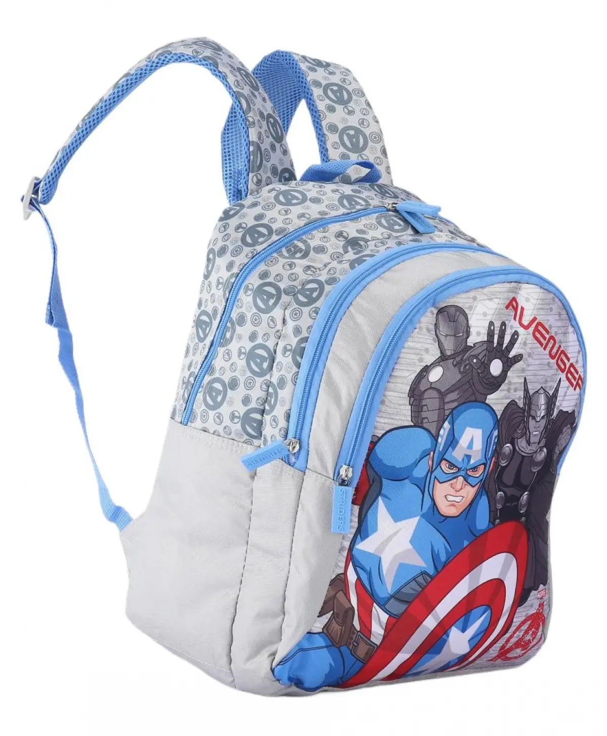 Striders 14 inches Avengers School Bag A Playful Companion for School Days Multicolor For Kids Ages 3Y+