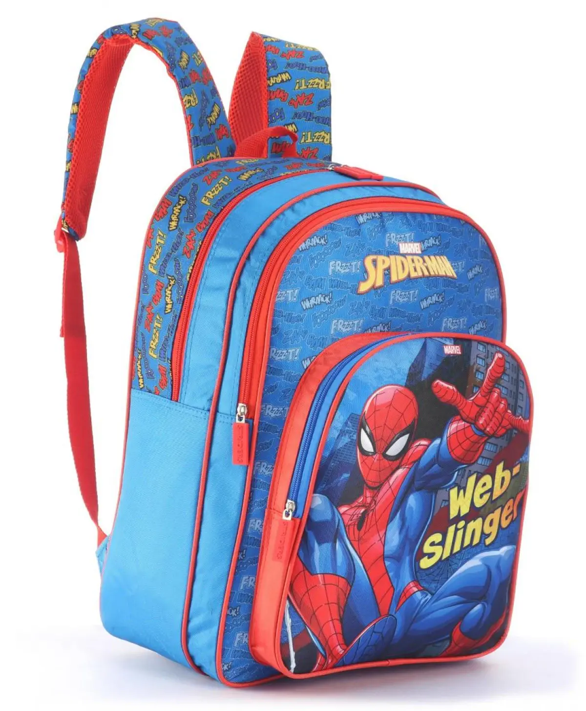 Striders 16 inches Spiderman School Bag Inspire Learning with Spider-Man's Style Multicolor For Kids Ages 6Y+