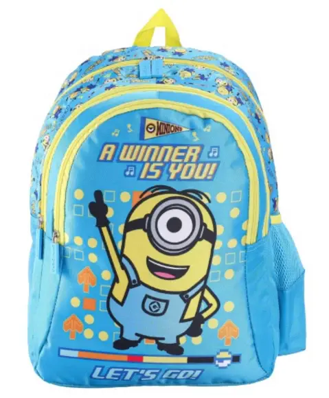 Striders 16 inches Minion Unleash Fun with Our Trendsetting School Bag Multicolour For Kids Ages 6Y+