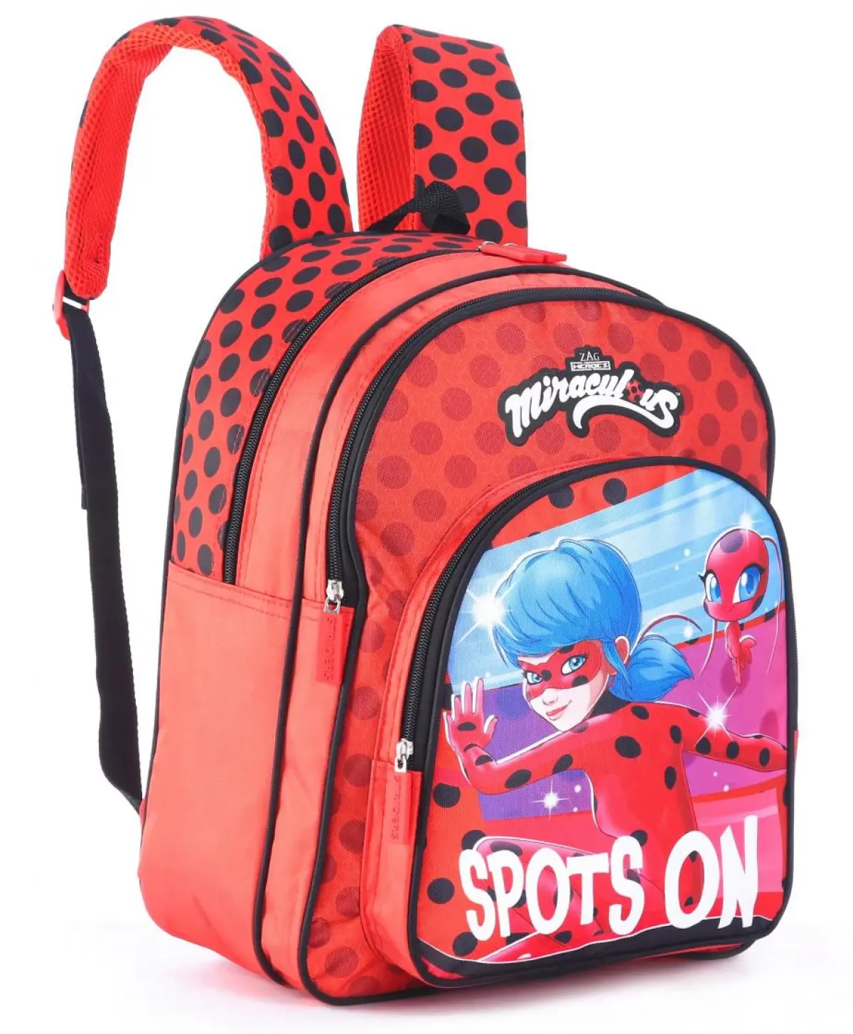 Striders 16 inches Miraculous Elevate Back-to-School with Our Stylish Miraculous School Bag Multicolour For Kids Ages 6Y+