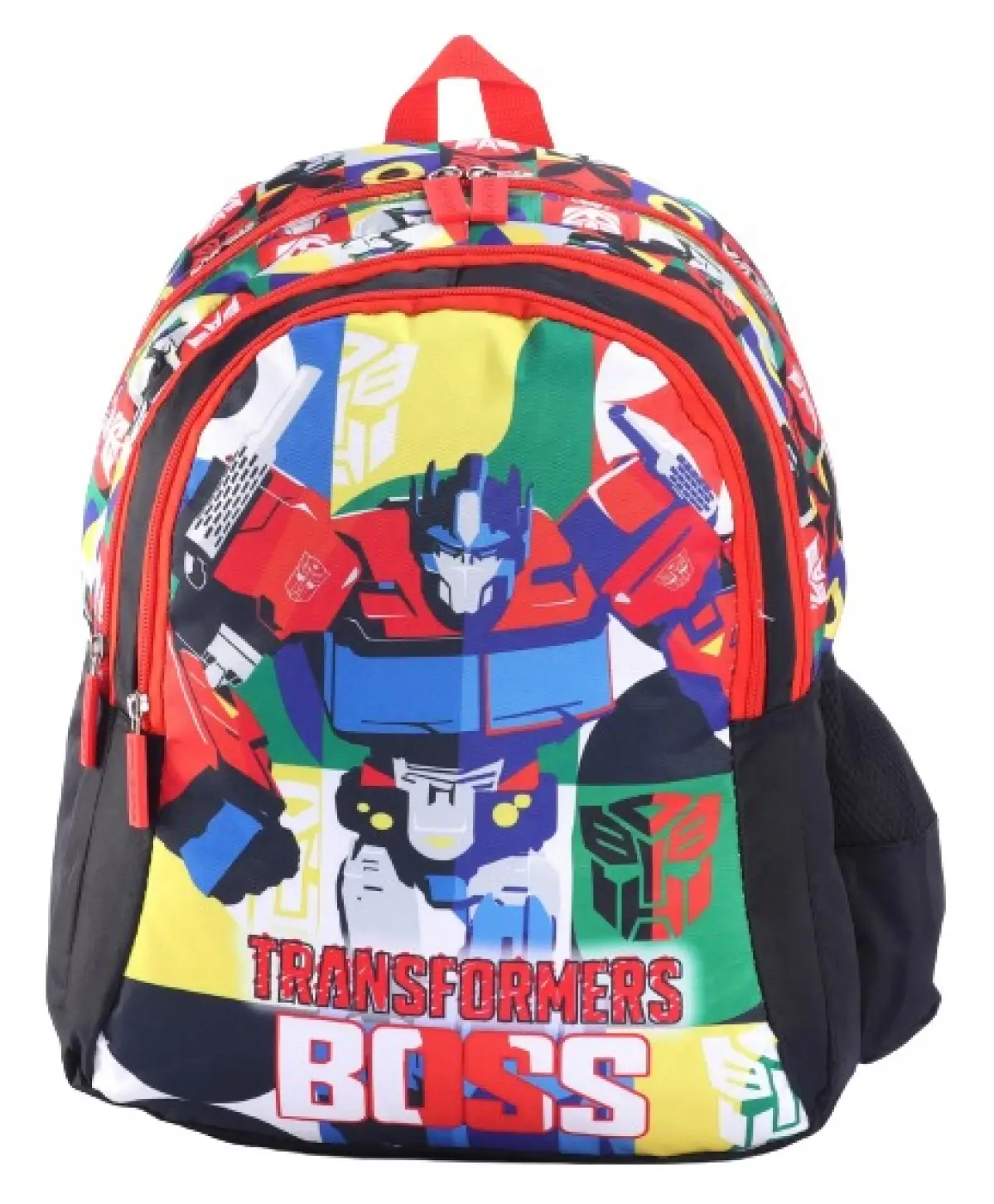 Striders 14 inches Transformers School Bag Roll Out to School in Transformers Fashion Multicolour, 3Y+