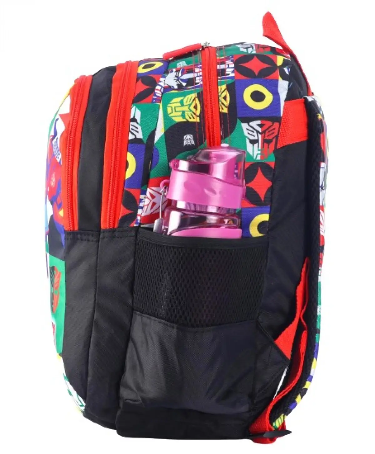 Striders 14 inches Transformers School Bag Roll Out to School in Transformers Fashion Multicolour, 3Y+