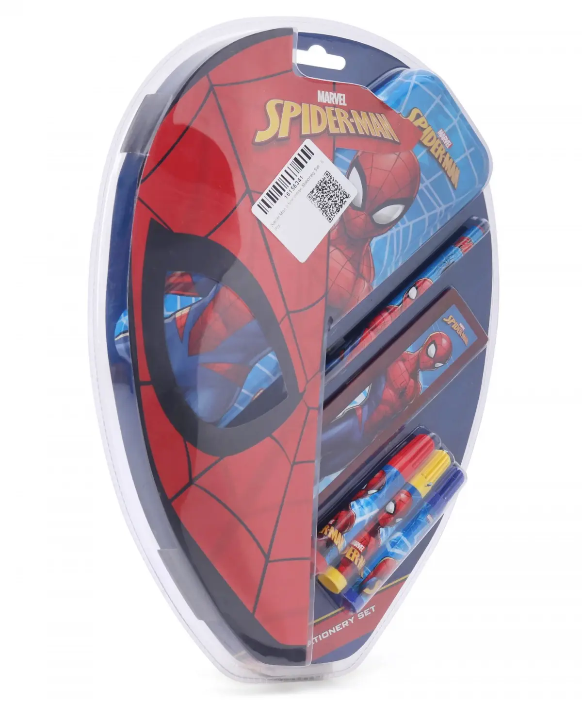 Striders Spiderman Stationery Set (6Pcs) With Spiderman Theme, 3Y+, Multicolour