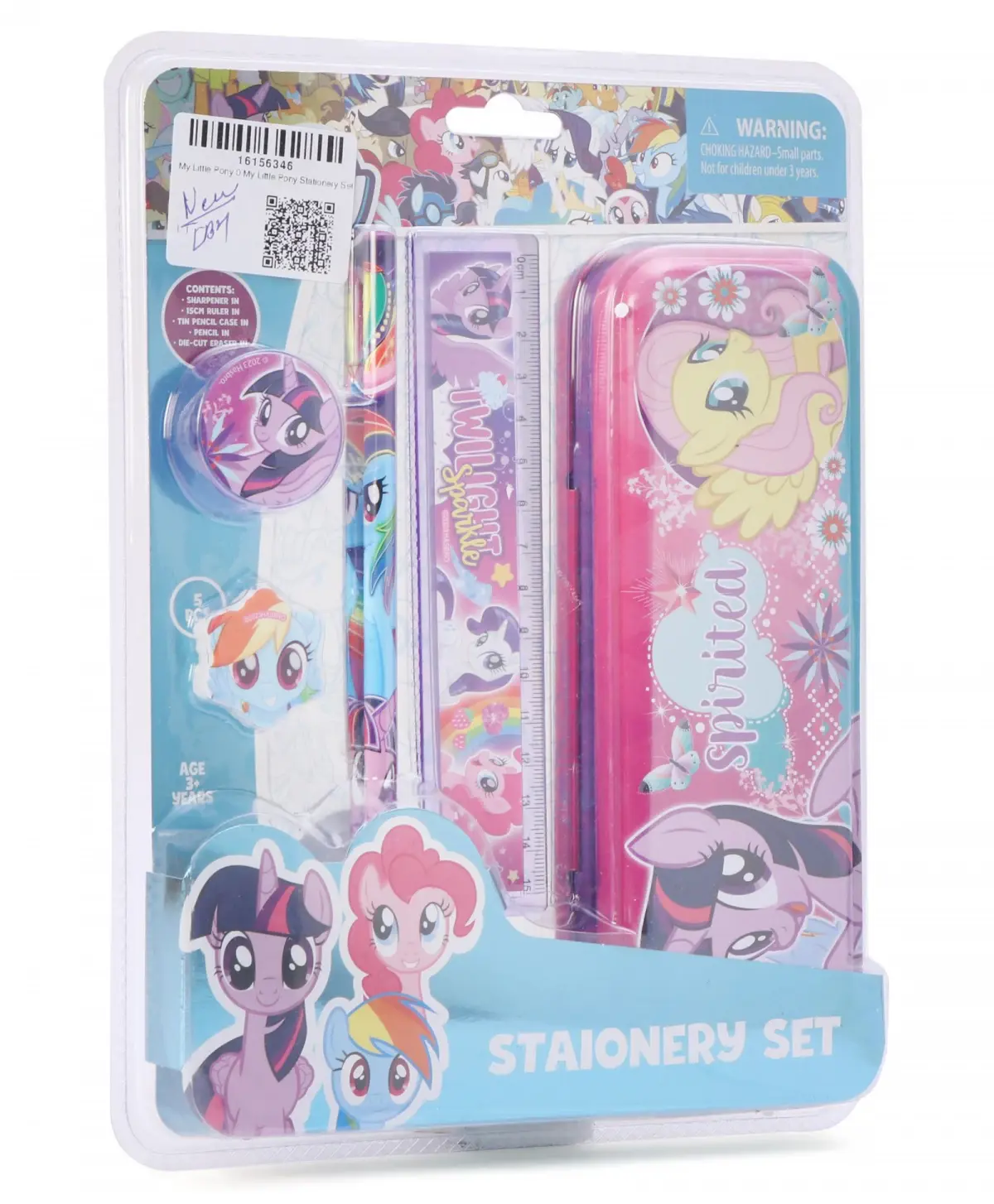 Striders My Little Pony Stationery Set (5Pcs) With My Little Pony Theme, 3Y+, Multicolour