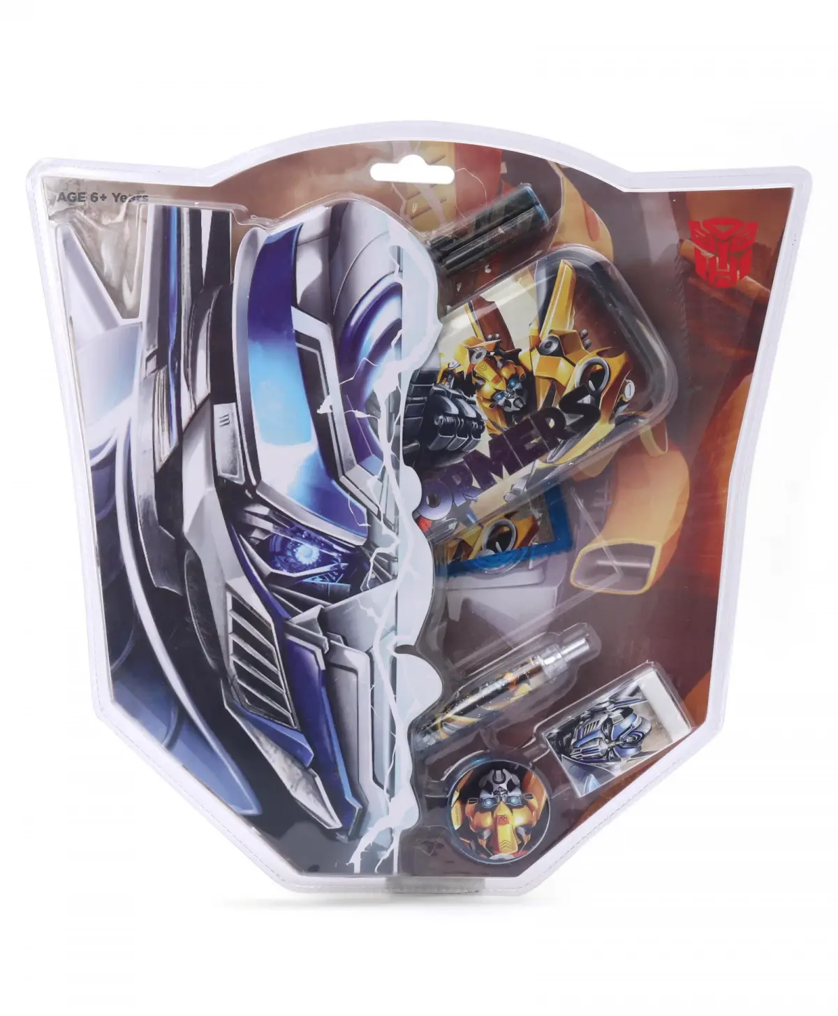 Striders Transformers Stationery Set (7Pcs) With Transformers Theme, 3Y+, Multicolour