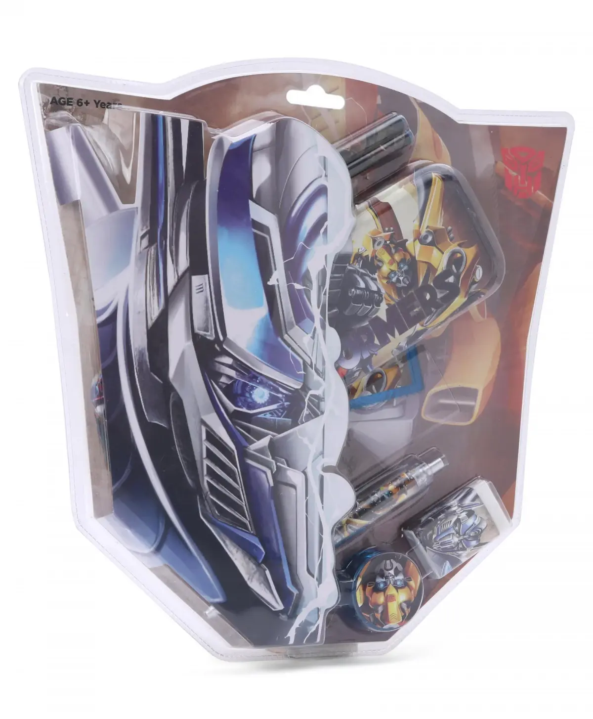 Striders Transformers Stationery Set (7Pcs) With Transformers Theme, 3Y+, Multicolour