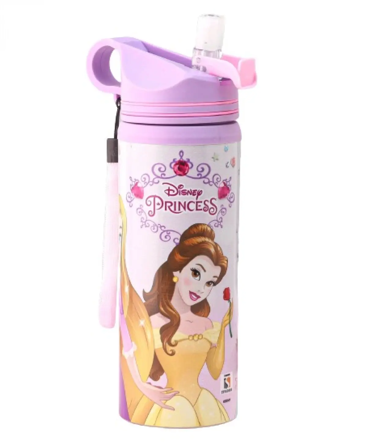 Striders Disney Princess Bottle 500ml Stay Hydrated with Royal Elegance For Kids Ages 3Y+