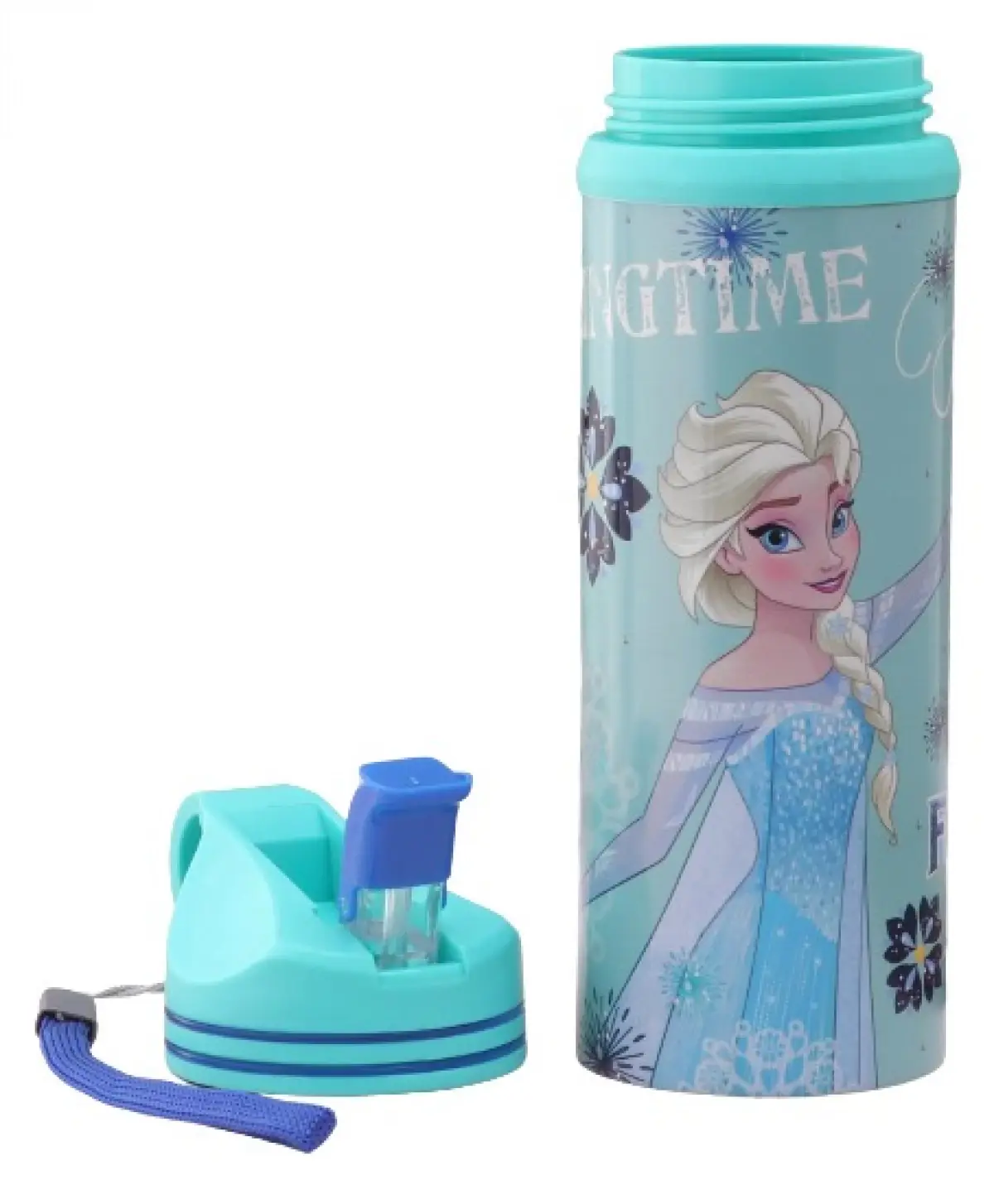 Striders Arctic Chill Frozen Water Bottle 500ml Stainless Steel Ice Cold Hydration For Kids Ages 3Y+