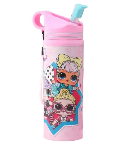 Striders LOL Water Bottle 500ml Stay Hydrated with Style and Fun For Kids Ages 3Y+