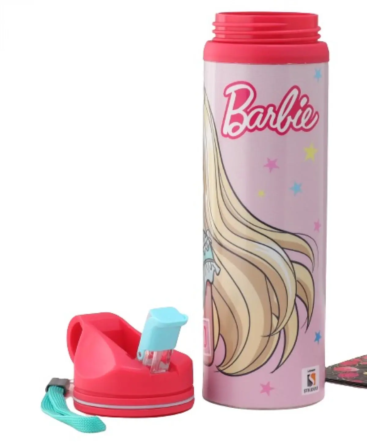 Striders Barbie Water Bottle Steel 700ml Stay Hydrated in Style For Kids Ages 3Y+
