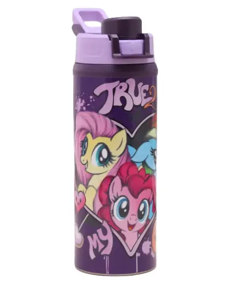 Striders Magical My Little Pony Sipper Bottle 500ml for Happy Hydration, 3Y+, Multicolour