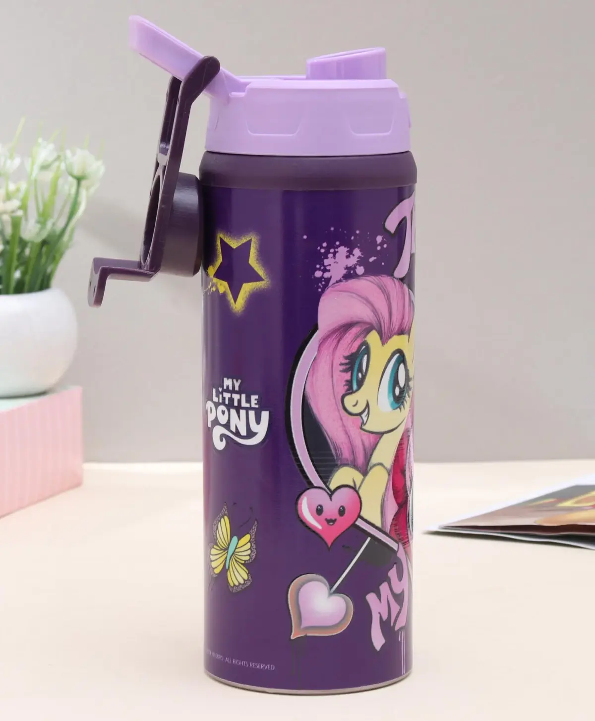Striders Magical My Little Pony Sipper Bottle 500ml for Happy Hydration, 3Y+, Multicolour