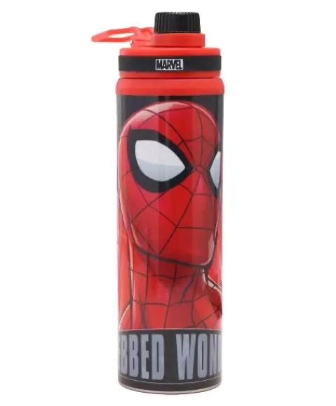 Striders Marvel Spiderman Sipper Bottle 700ml Fun & Hydration, 3Y+, Multicolour