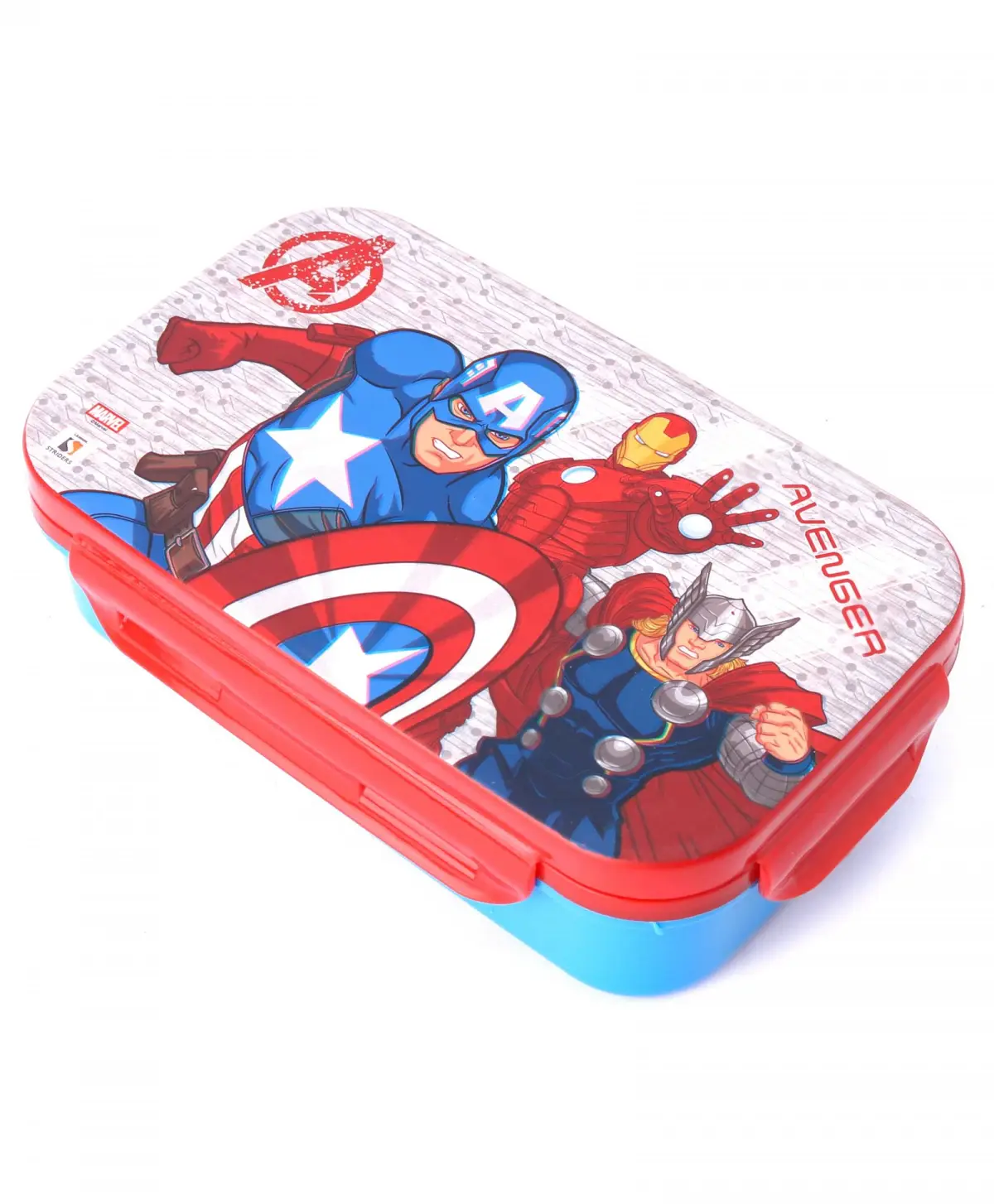 Striders Avengers Lunch Box with Insulated Steel Container Keep Meals Superhero Fresh, 3Y+, Multicolour