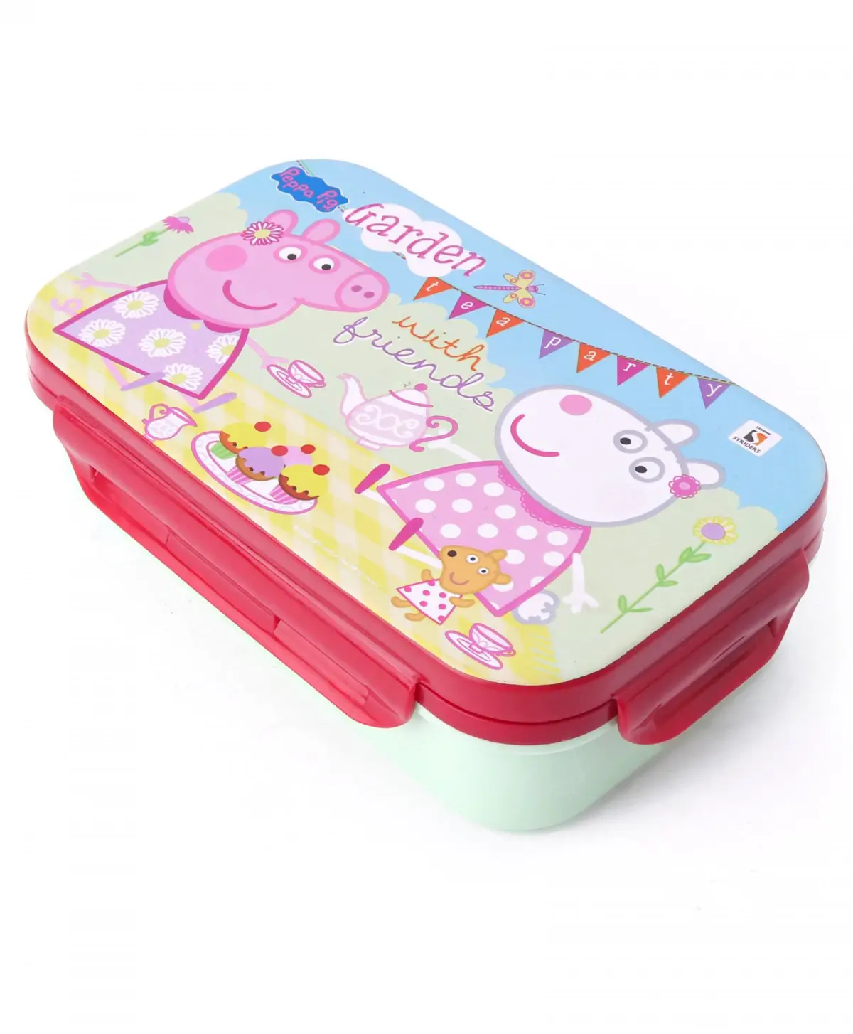 Striders Peppa Pig Lunch Box with Steel Insulated Container Keep Meals Fresh and Fun, 3Y+, Multicolour