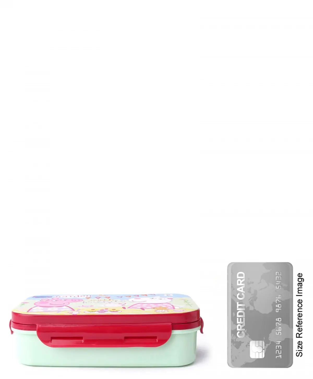 Striders Peppa Pig Lunch Box with Steel Insulated Container Keep Meals Fresh and Fun, 3Y+, Multicolour