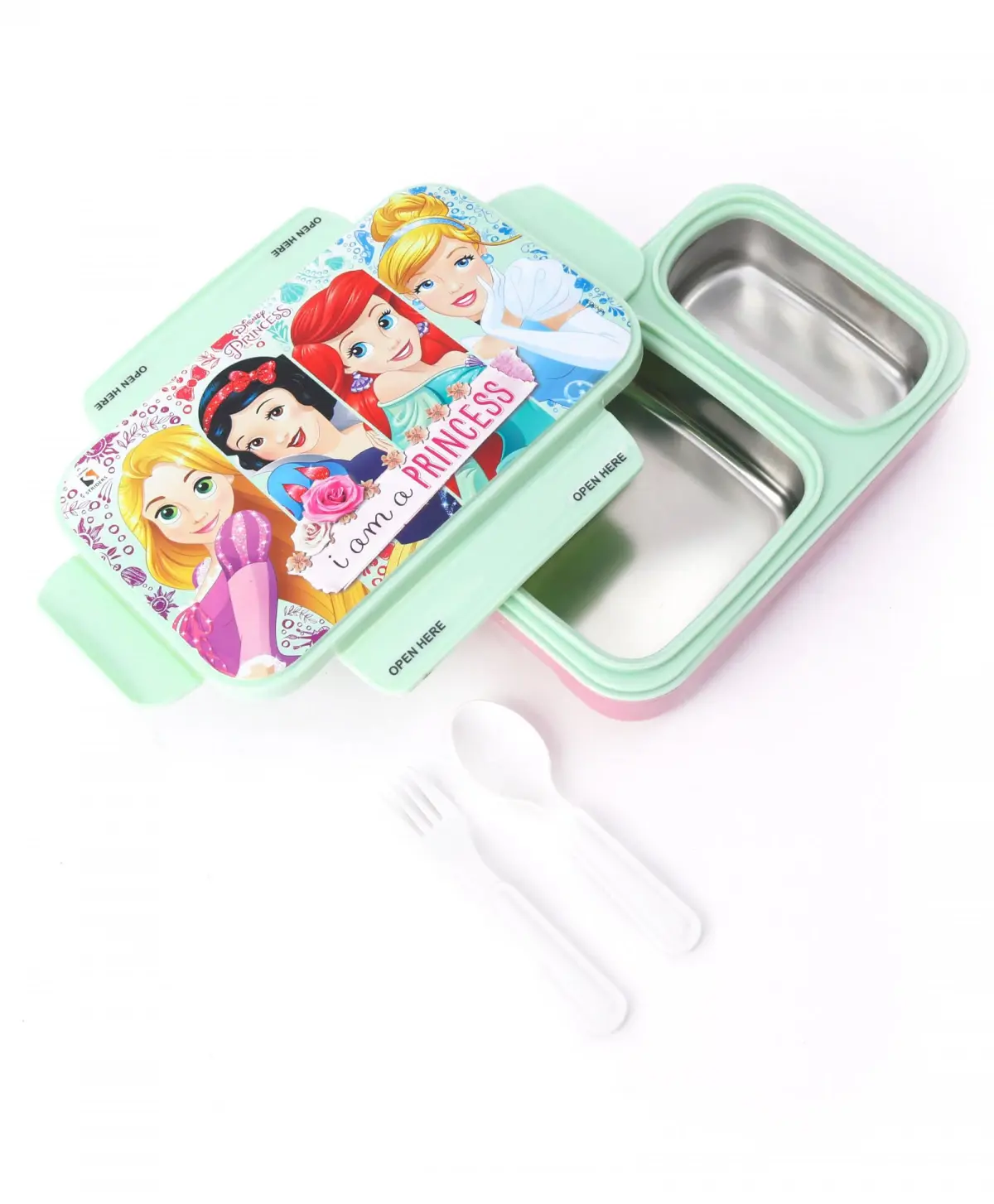 Striders Magical Disney Princess Lunch Box Perfect for Little Royalty, 3Y+, Multicolour