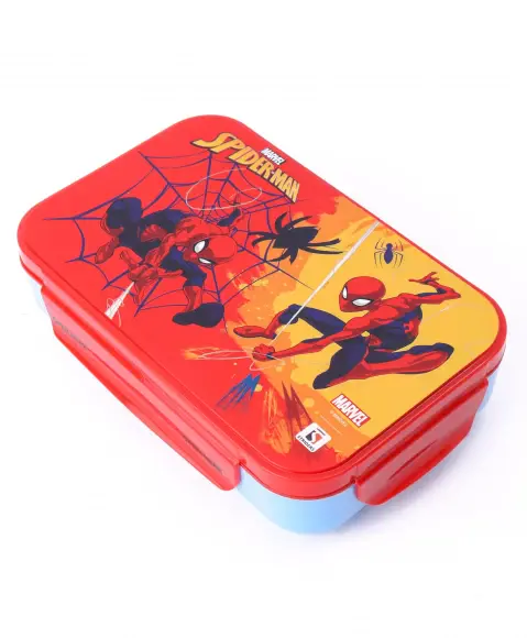Striders Spiderman Lunch Box The Ultimate Heroic Mealtime Companion, 3Y+, Multicolour