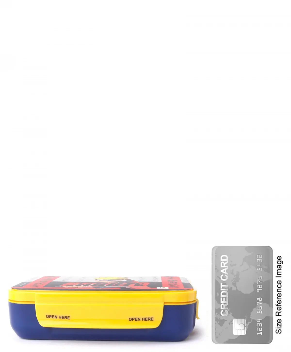 Striders Naruto Dual Compartment Stainless Steel Lunch Box Set, 3Y+, Multicolour
