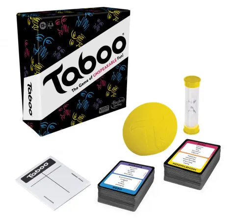 Hasbro Gaming Taboo Board Game, Word Guessing Party Games, 13Y+, 4+ Players