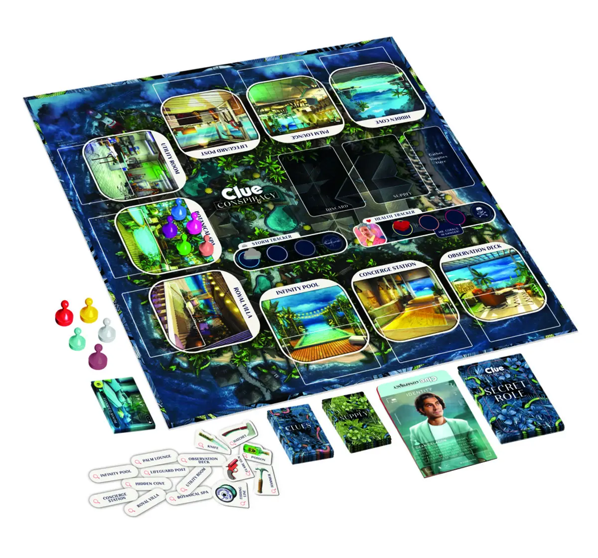 Hasbro Gaming Clue Conspiracy Strategy Board Game, 14Y+, 4-10 Players