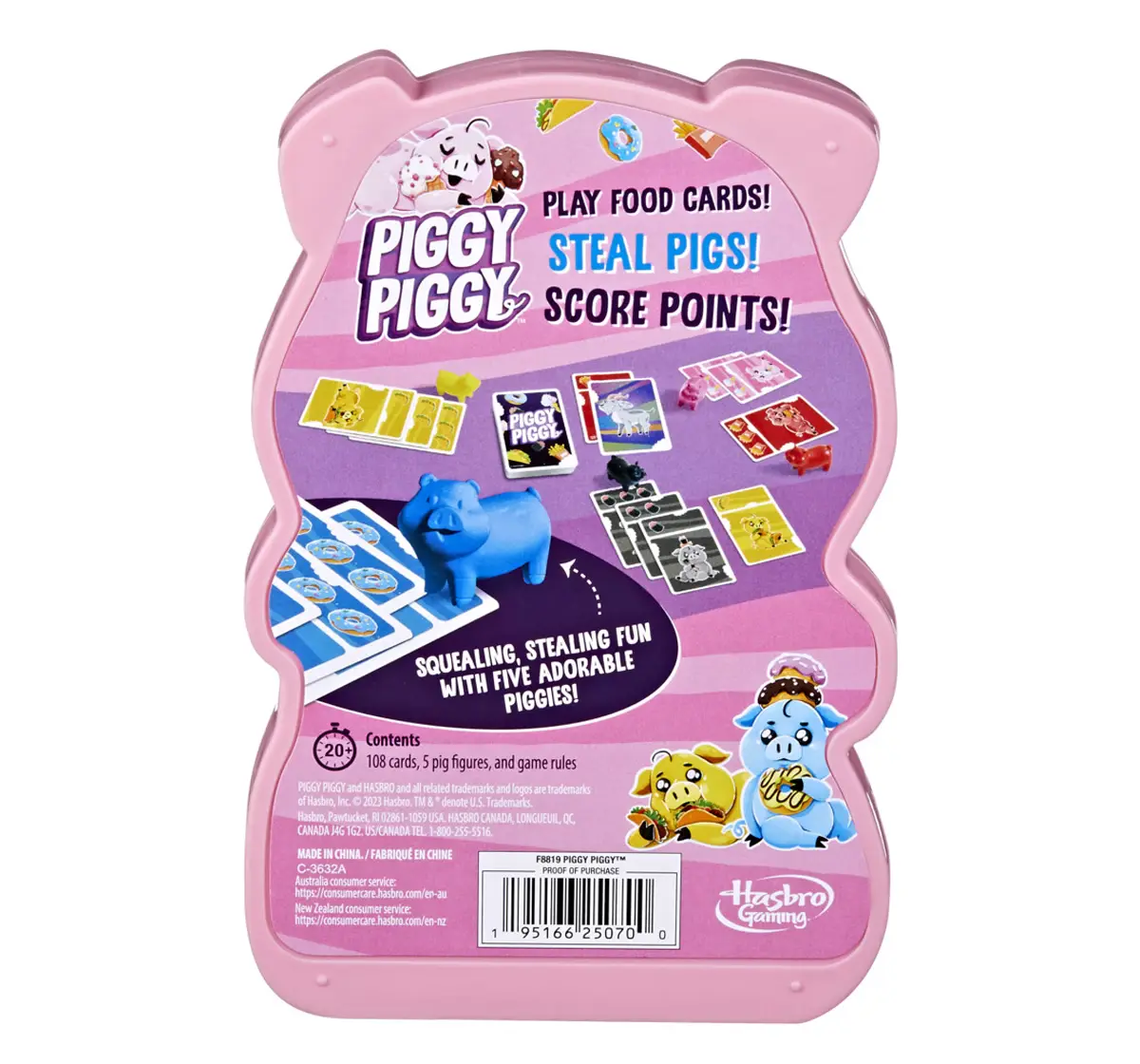 Hasbro Gaming Piggy Family Card Games, 7Y+