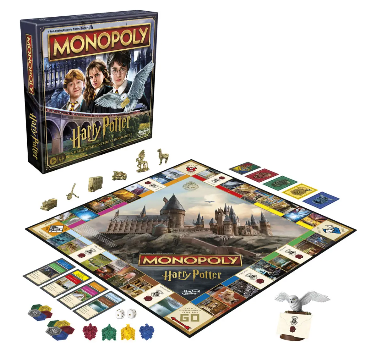 Hasbro Gaming Monopoly Harry Potter Edition Board Game, 8Y+, 2 to 6 Players