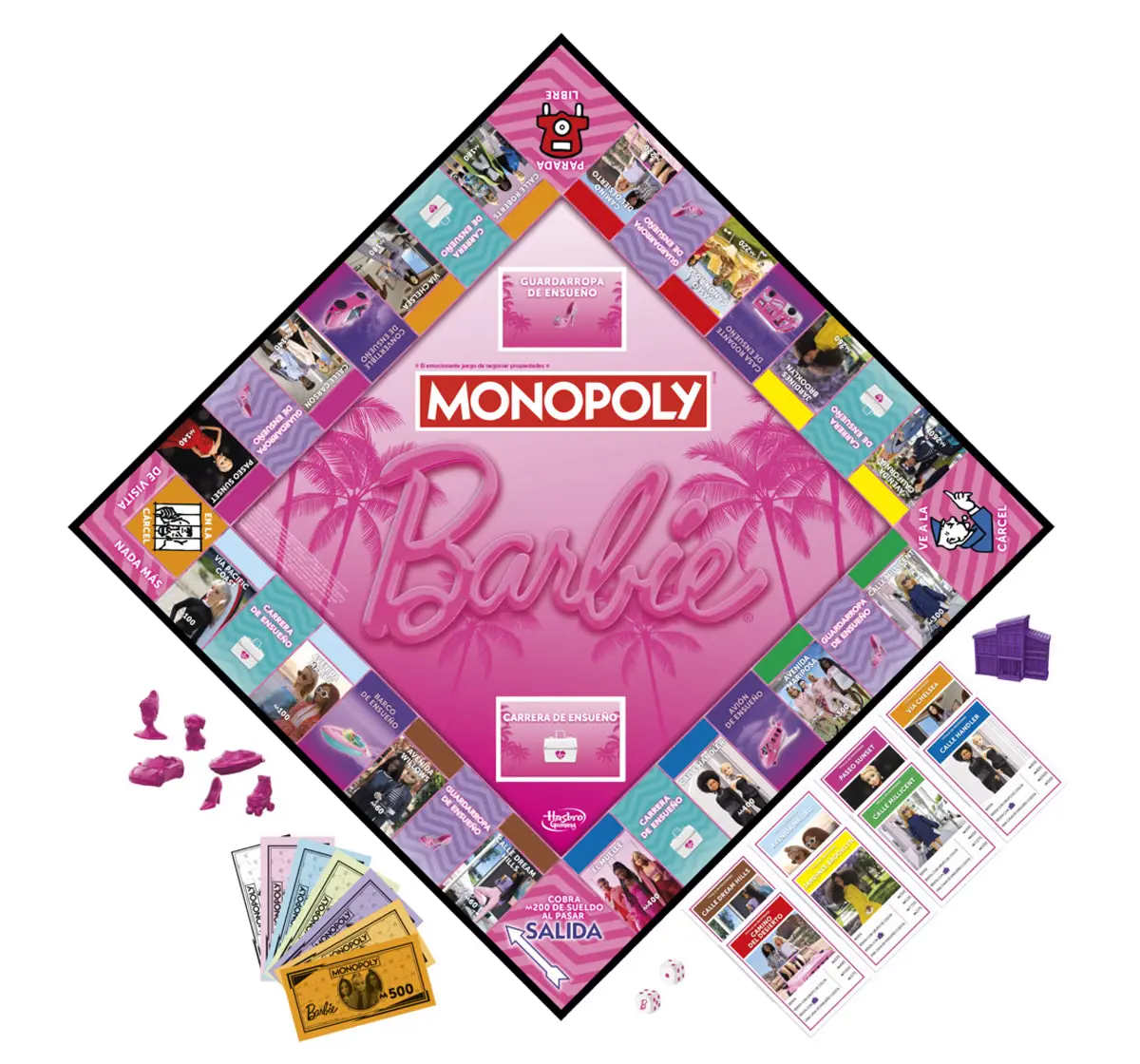 Hasbro Gaming Monopoly: Barbie Edition Board Game, 8Y+, 2 - 6 Players