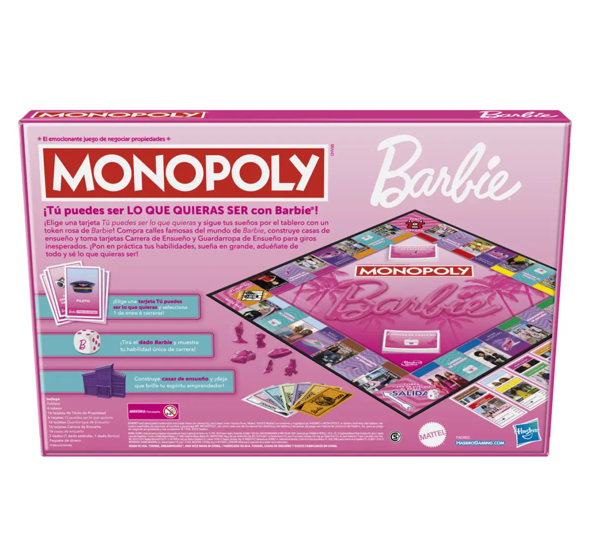 Hasbro Gaming Monopoly: Barbie Edition Board Game, 8Y+, 2 - 6 Players