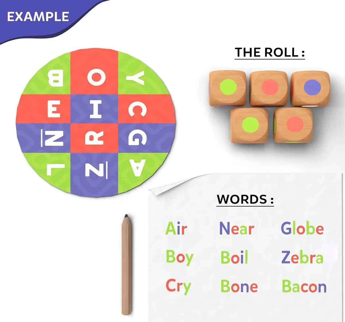 Skillmatics Word Building Game - Muddled, Fast-Paced Word Building Game, Fun for Kids & Families for 8Y+