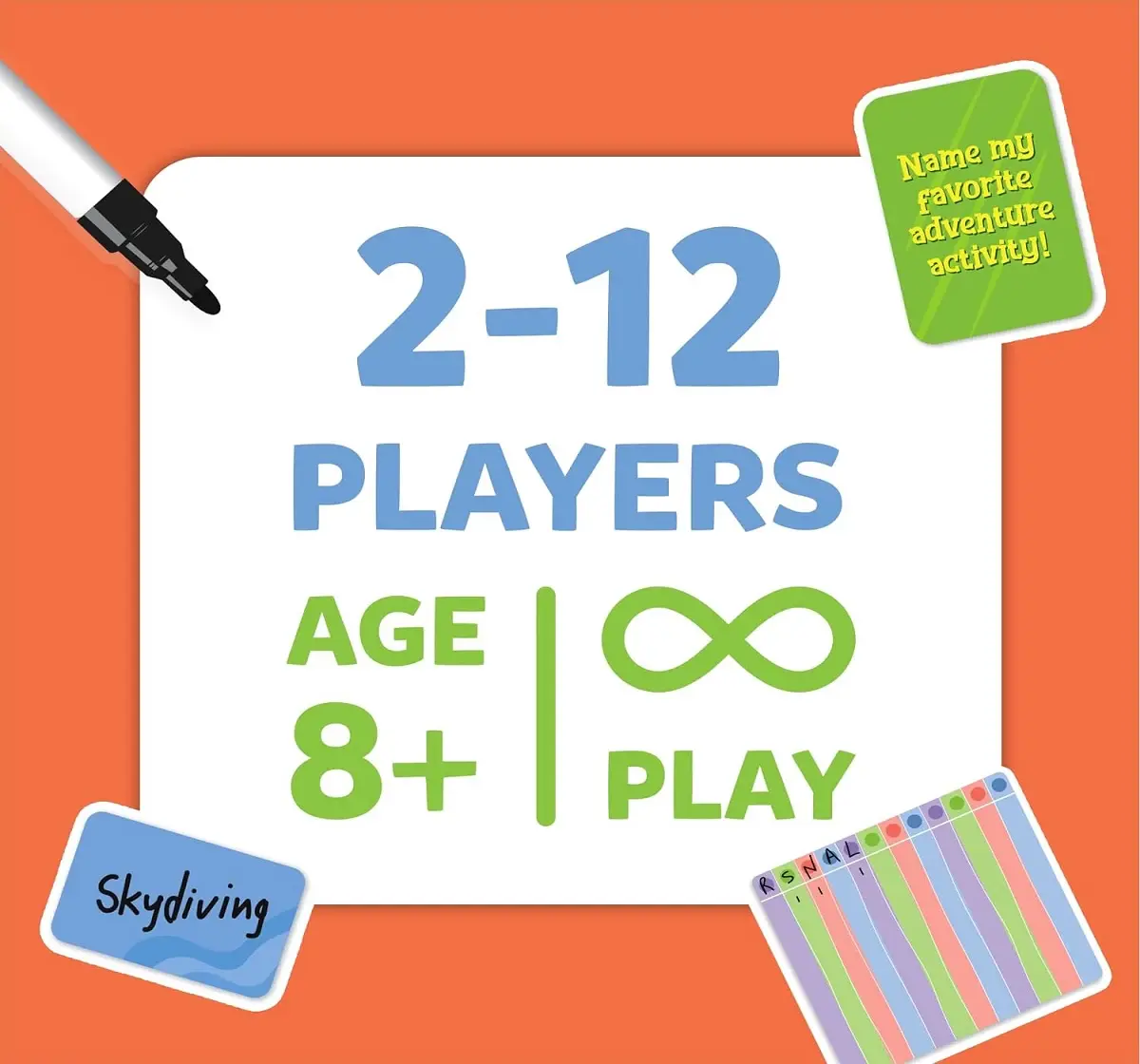 Skillmatics Who Knows You Best, Card Game, Family Party Game for 8Y+