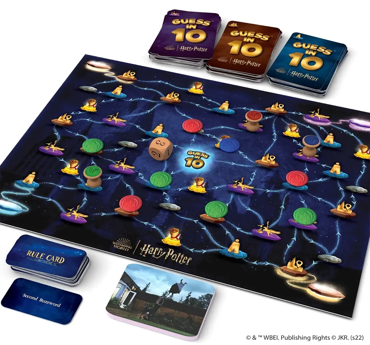 Skillmatics Guess in 10 Harry Potter Game, Card Games for 8Y+