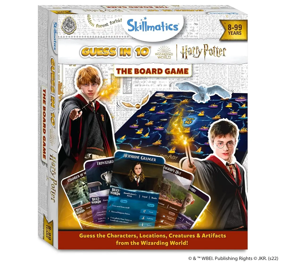 Skillmatics Guess in 10 Harry Potter Game, Card Games for 8Y+