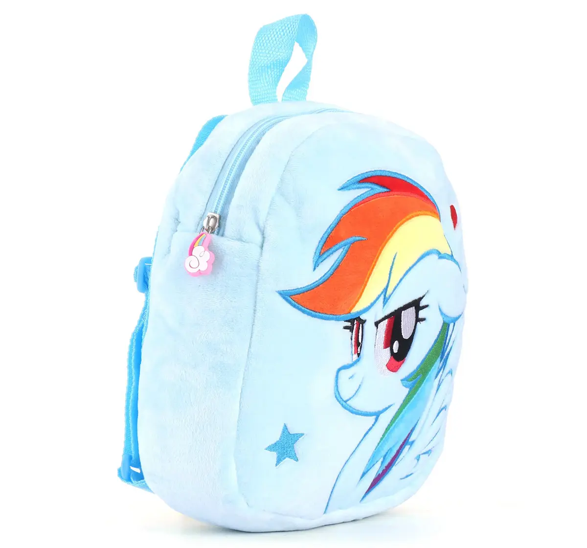 Striders Colorful Fun Rainbow Dash Plush Bag 12 Inch Perfect For Pony Lovers, 18M+