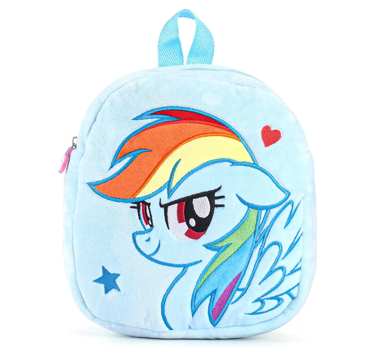 Striders Colorful Fun Rainbow Dash Plush Bag 12 Inch Perfect For Pony Lovers, 18M+