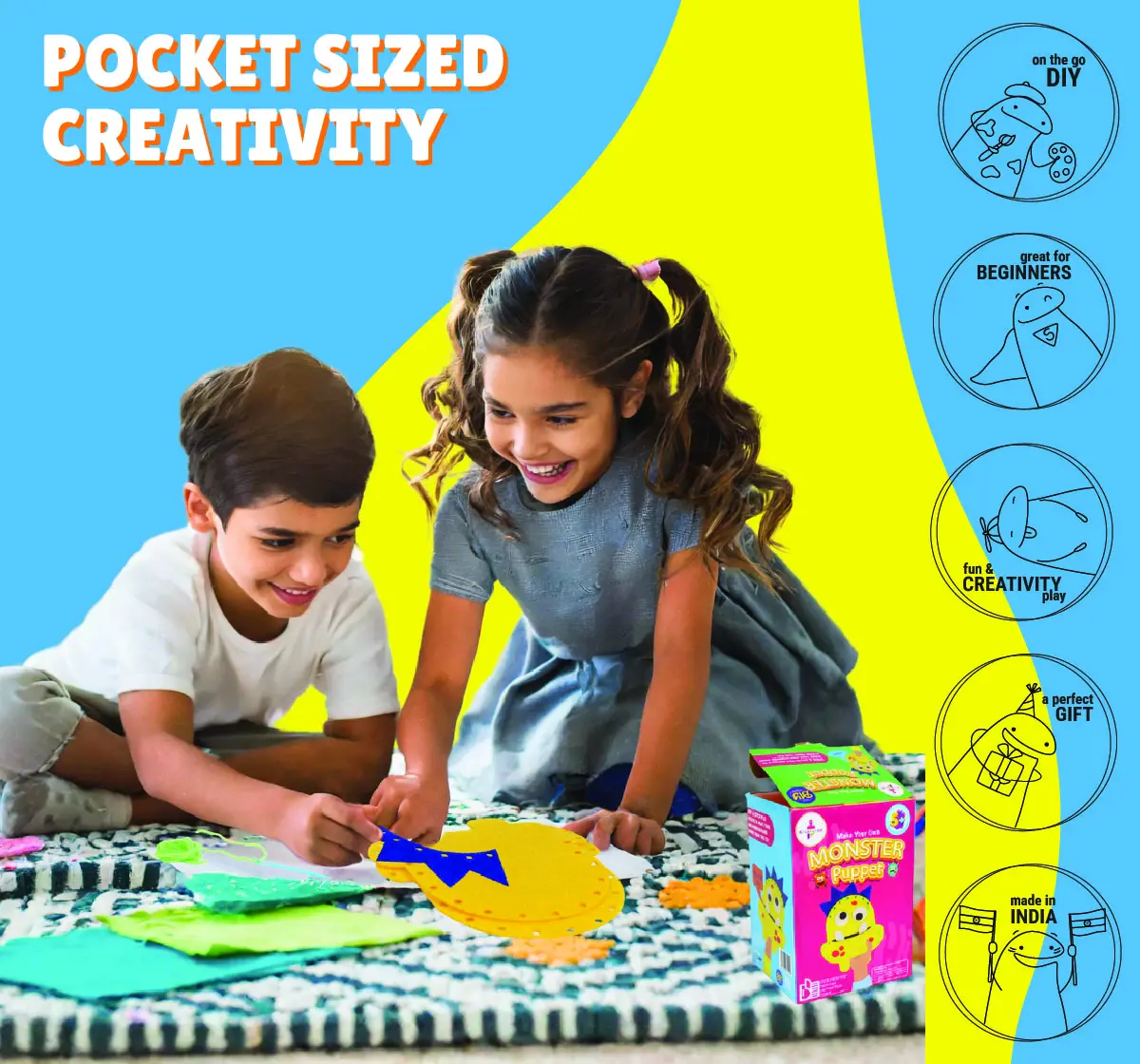 Buy Kalakaram Egg Painting Kit DIY Kits 5Y+, Multicolor Online ...