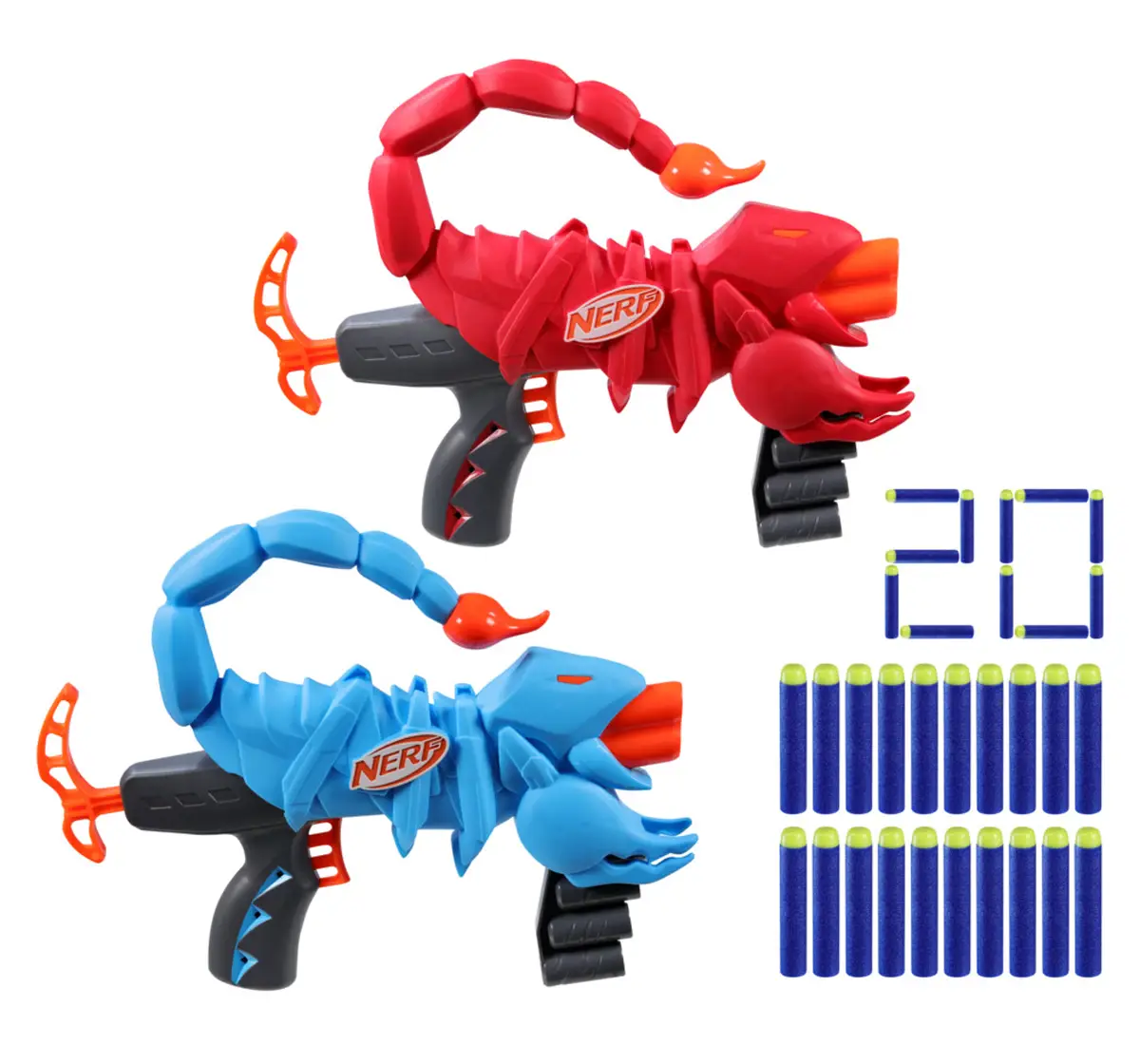 Nerf Wild Venompack, 20 Nerf Elite Darts, 6Y+