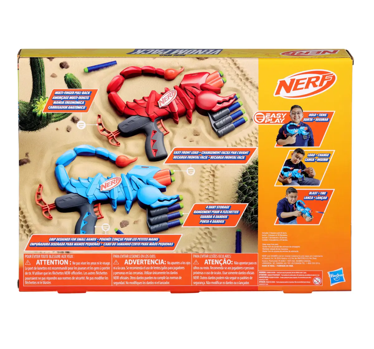 Nerf Wild Venompack, 20 Nerf Elite Darts, 6Y+