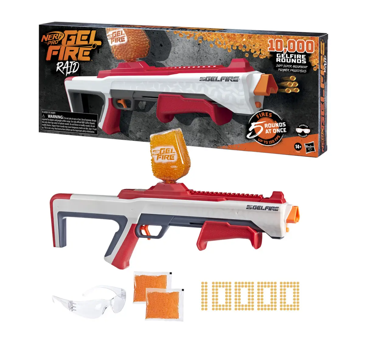 Nerf Pro Gelfire Raid Blaster, 14Y+