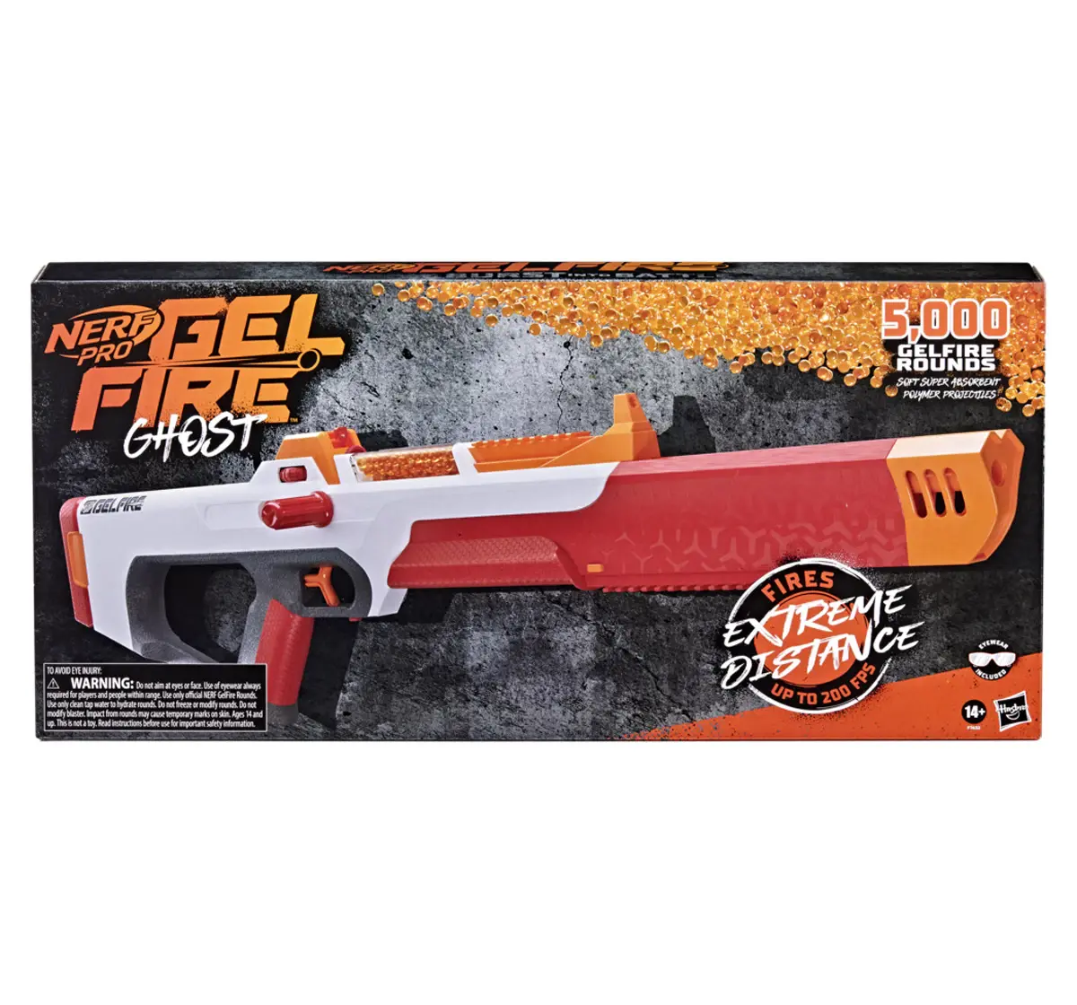 Nerf Pro Gelfire Ghost Bolt Action Blaster, 14Y+