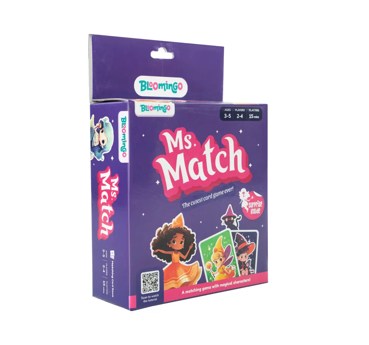 Bloomingo Ms. Match, Memory Card Game, 3Y+