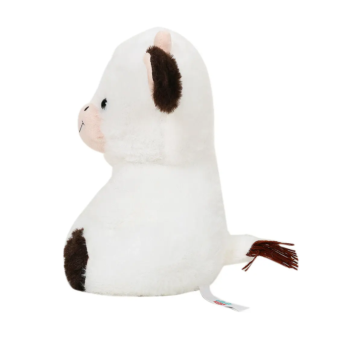 Striders 10 Inch Charming Cow Sitting Figurine Handcrafted Soft Toy, 3Y+
