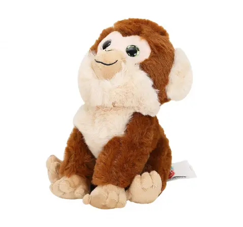 Striders 8 Inch Brown Monkey Soft Toy, 3Y+