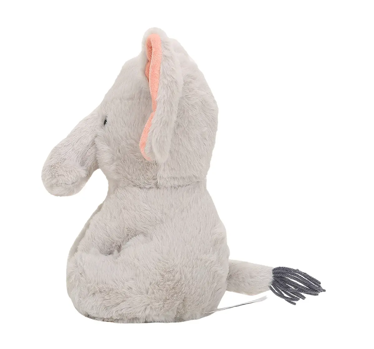 Striders 10 Inch Elephant Soft Toy With Pink Ears, 3Y+