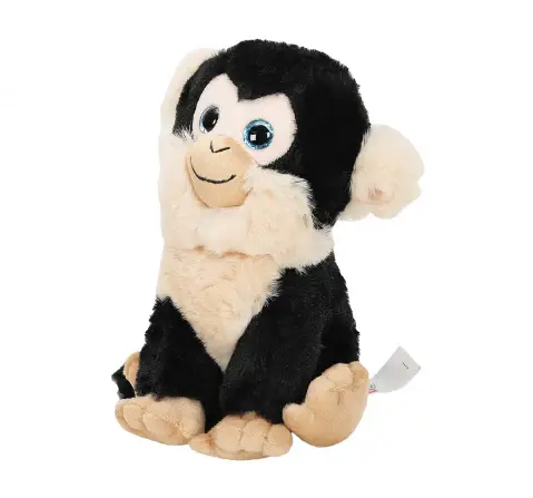 Striders 8 Inch Black Monkey Soft Toy, 3Y+